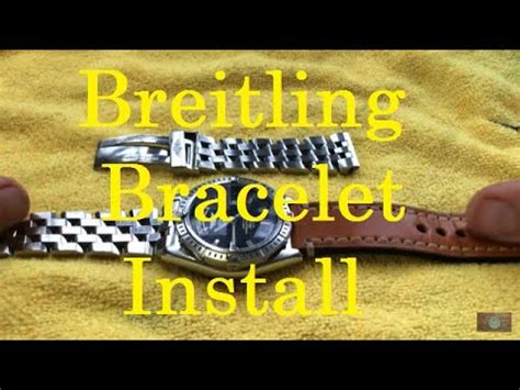 breitling metal watch band adjustment|breitling straps not included.